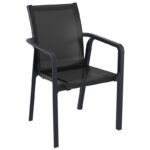 PACIFIC ΠΟΛΥΘΡΟΝΑ BLACK/BLACK ΠΟΛ/ΝΙΟΥ 57X62X90εκ.