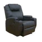 VERA MASSAGE ΠΟΛΥΘΡΟΝΑ ΜΑΥΡΟ PU 85Χ93Χ104εκ.