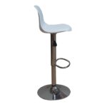 Σκαμπό Μπάρ 2τμχ Bar92 White Pu/Pp 37x33x102εκ. - Image 3