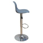Σκαμπό Μπάρ 2τμχ Bar92 Grey Pu/Pp 37x33x102εκ. - Image 2