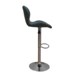 Σκαμπό Μπάρ 2τμχ Bar91 Grey Pu 48x49x109εκ. - Image 3