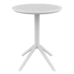 SKY WHITE Φ60X74εκ. ΤΡΑΠΕΖΙ ΠΤΥΣ/ΝΟ ΠΟΛ/ΝΙΟΥ