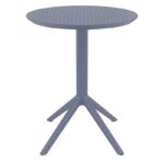 SKY DARK GREY Φ60X74εκ. ΤΡΑΠΕΖΙ ΠΤΥΣ/ΝΟ ΠΟΛ/ΝΙΟΥ