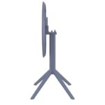 SKY DARK GREY Φ60X74εκ. ΤΡΑΠΕΖΙ ΠΤΥΣ/ΝΟ ΠΟΛ/ΝΙΟΥ - Image 2