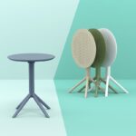 SKY OLIVE GREEN Φ60X74εκ. ΤΡΑΠΕΖΙ ΠΤΥΣ/ΝΟ ΠΟΛ/ΝΙΟΥ - Image 3