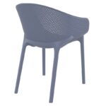 SKY PRO DARK GREY ΠΟΛΥΘΡΟΝΑ ΠΟΛ/ΝΙΟΥ 54X60X81εκ. - Image 2