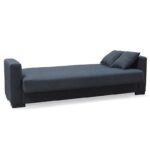 ROVER DARK GREY ΥΦΑΣΜΑ 3ΘΕΣΙΟΣ ΚΑΝΑΠΕΣ/ΚΡΕΒΑΤΙ ΜΕ ΑΠΟΘ.ΧΩΡΟ 210X80X75εκ. - Image 3