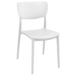 Σετ Τραπεζαρίας Monna White Randy 5τμχ 120Χ80X72εκ. - Image 3