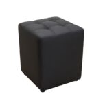 CUBE BLACK PU ΣΚΑΜΠΟ 35X35X42εκ. - Image 2