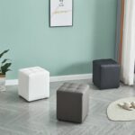 CUBE WHITE PU ΣΚΑΜΠΟ 35X35X42εκ. - Image 3