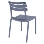HELEN DARK GREY ΚΑΡΕΚΛΑ ΠΟΛ/ΝΙΟΥ 50X59X84εκ. - Image 2