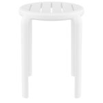 TOM 45εκ. ΣΚΑΜΠΟ WHITE ΠΟΛ/ΝΙΟΥ 34X34X45εκ. - Image 2