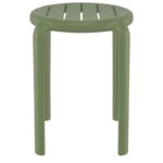 TOM 45εκ. ΣΚΑΜΠΟ OLIVE GREEN ΠΟΛ/ΝΙΟΥ 34X34X45εκ. - Image 2