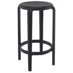 TOM 65εκ. ΣΚΑΜΠΟ BLACK ΠΟΛ/ΝΙΟΥ 36X36X65εκ.
