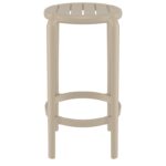 TOM 65εκ. ΣΚΑΜΠΟ TAUPE ΠΟΛ/ΝΙΟΥ 36X36X65εκ. - Image 2