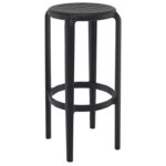TOM 75εκ. ΣΚΑΜΠΟ BLACK ΠΟΛ/ΝΙΟΥ 36X36X75εκ.