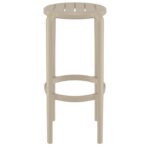 TOM 75εκ. ΣΚΑΜΠΟ TAUPE ΠΟΛ/ΝΙΟΥ 36X36X75εκ. - Image 2