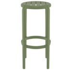 TOM 75εκ. ΣΚΑΜΠΟ OLIVE GREEN ΠΟΛ/ΝΙΟΥ 36X36X75εκ. - Image 2