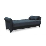 AZUR DARK GREY ΥΦΑΣΜΑ 3ΘΕΣΙΟΣ ΚΑΝΑΠΕΣ/ΚΡΕΒΑΤΙ ΜΕ ΑΠΟΘ.ΧΩΡΟ 210X80X75εκ. - Image 3