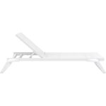 TROPIC ΞΑΠΛΩΣΤΡΑ WHITE/WHITE ΑΛΟΥΜ-ΠΟΛ/ΝΙΟΥ 210X72X31εκ. - Image 2