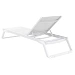 TROPIC ΞΑΠΛΩΣΤΡΑ WHITE/WHITE ΑΛΟΥΜ-ΠΟΛ/ΝΙΟΥ 210X72X31εκ. - Image 3