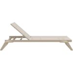 TROPIC ΞΑΠΛΩΣΤΡΑ TAUPE/TAUPE ΑΛΟΥΜ-ΠΟΛ/ΝΙΟΥ 210X72X31εκ. - Image 2