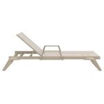 TROPIC ΞΑΠΛΩΣΤΡΑ ΜΕ ΜΠΡΑΤΣΑ TAUPE/TAUPE ΑΛΟΥΜ-ΠΟΛ/ΝΙΟΥ 210X72X31εκ. - Image 2