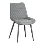 ALESIA GREY ΥΦΑΣΜΑ ΚΑΡΕΚΛΑ ΜΕΤΑΛΛΙΚΗ 54X63X86εκ.
