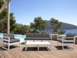 MYKONOS ΜΑΞΙΛΑΡΙ ΠΛΑΤΗΣ DARK GREY 65Χ35Χ16/9εκ. - Image 2