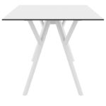 MAX ΤΡΑΠΕΖΙ 180X90Χ74εκ. WHITE LAMINATE 12mm - Image 3