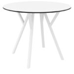 MAX ΤΡΑΠΕΖΙ Φ90Χ74εκ. WHITE LAMINATE 12mm