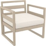 MYKONOS ΜΑΞΙΛΑΡΙ ΚΑΘΙΣΜΑΤΟΣ BEIGE 65Χ65Χ10εκ. - Image 2
