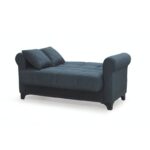 AZUR DARK GREY ΥΦΑΣΜΑ 2ΘΕΣΙΟΣ ΚΑΝΑΠΕΣ/ΚΡΕΒΑΤΙ ΜΕ ΑΠΟΘ.ΧΩΡΟ 150Χ80Χ75εκ. - Image 3