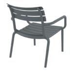 PARIS LOUNGE DARK GREY ΠΟΛ/ΝΑ ΠΟΛ/ΝΙΟΥ 68X70X76εκ. - Image 2