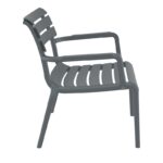 PARIS LOUNGE DARK GREY ΠΟΛ/ΝΑ ΠΟΛ/ΝΙΟΥ 68X70X76εκ. - Image 3