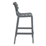 HELEN 75εκ. ΣΚΑΜΠΟ DARK GREY ΠΟΛ/ΝΙΟΥ 53X55X105εκ. - Image 3
