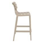 HELEN 75εκ. ΣΚΑΜΠΟ TAUPE ΠΟΛ/ΝΙΟΥ 53X55X105εκ. - Image 3