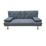 REST GREY ΥΦΑΣΜΑ ΚΑΝΑΠΕΣ-ΚΡΕΒΑΤΙ 168X88X79εκ. - Image 2