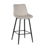 ALESIA BEIGE ΥΦΑΣΜΑ 73εκ. ΣΚΑΜΠΟ ΜΕΤΑΛΛΙΚΟ 50X51X73-104εκ.