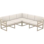 MYKONOS ΜΑΞΙΛΑΡΙ ΓΩΝΙΑΣ BEIGE (1ΤΕΜ) 58Χ16Χ35εκ.