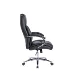A5200 ΜΑΥΡO PU ΠΟΛΥΘΡΟΝΑ ΓΡΑΦΕΙΟΥ 69X75X47-116/57-125εκ. - Image 3