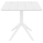 PARIS WHITE 80X80X74εκ. ΤΡΑΠΕΖΙ ΠΟΛ/ΝΙΟΥ