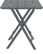HELEN DARK GREY 60Χ60X74εκ. ΤΡΑΠΕΖΙ ΠΤΥΣ/ΝΟ ΠΟΛ/ΝΙΟΥ - Image 2