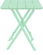 HELEN OPALINE GREEN 60Χ60X74εκ. ΤΡΑΠΕΖΙ ΠΤΥΣ/ΝΟ ΠΟΛ/ΝΙΟΥ - Image 2
