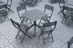 PARIS DARK GREY 70X70X74εκ. ΤΡΑΠΕΖΙ ΠΟΛ/ΝΙΟΥ - Image 3
