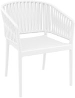PORTOFINO WHITE ΠΟΛΥΘΡΟΝΑ ΠΟΛ/ΝΙΟΥ 58X58X80εκ.