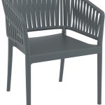PORTOFINO DARK GREY ΠΟΛΥΘΡΟΝΑ ΠΟΛ/ΝΙΟΥ 58X58X80εκ.