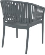 PORTOFINO DARK GREY ΠΟΛΥΘΡΟΝΑ ΠΟΛ/ΝΙΟΥ 58X58X80εκ. - Image 2