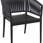 PORTOFINO BLACK ΠΟΛΥΘΡΟΝΑ ΠΟΛ/ΝΙΟΥ 58X58X80εκ.