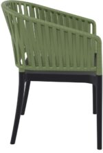 PORTOFINO BLACK/OLIVE GREEN ΠΟΛΥΘΡΟΝΑ ΠΟΛ/ΝΙΟΥ 58X58X80εκ. - Image 3